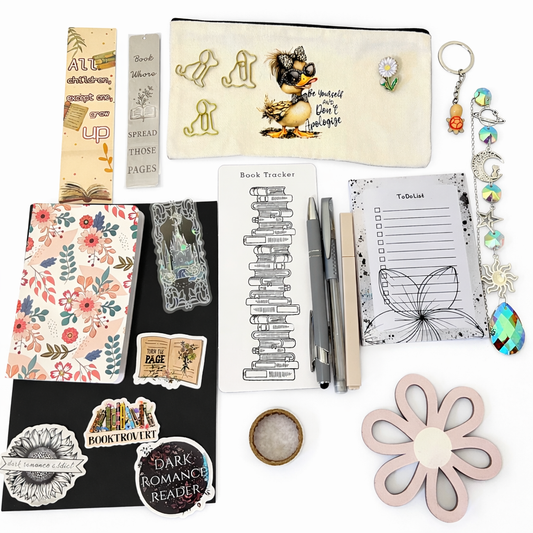 Cute Aesthetic Stationery Set with Pouch – Journal, Pens, Stickers & Notepad Gift Set