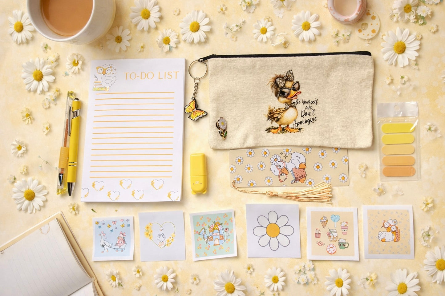 Cute Stationery Bundle Gift Set – Aesthetic Desk Accessories Kit